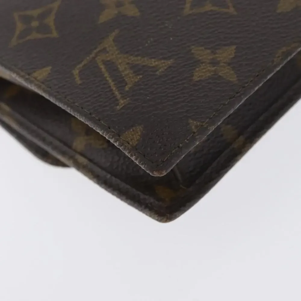 Louis Vuitton Monogram Pochette Rabat 20 Clutch Bag Brown